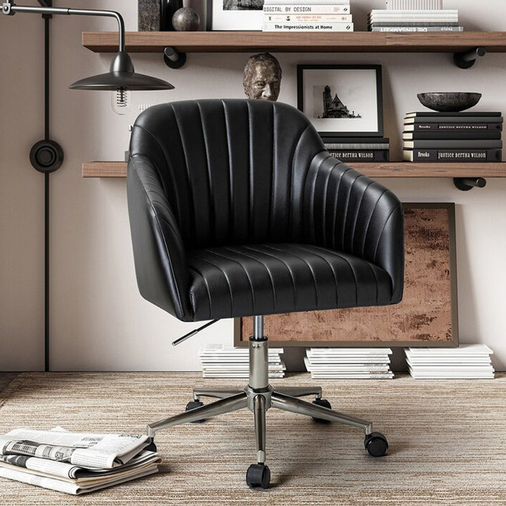 Colm Task Chair Black | Compact Office Chair Black