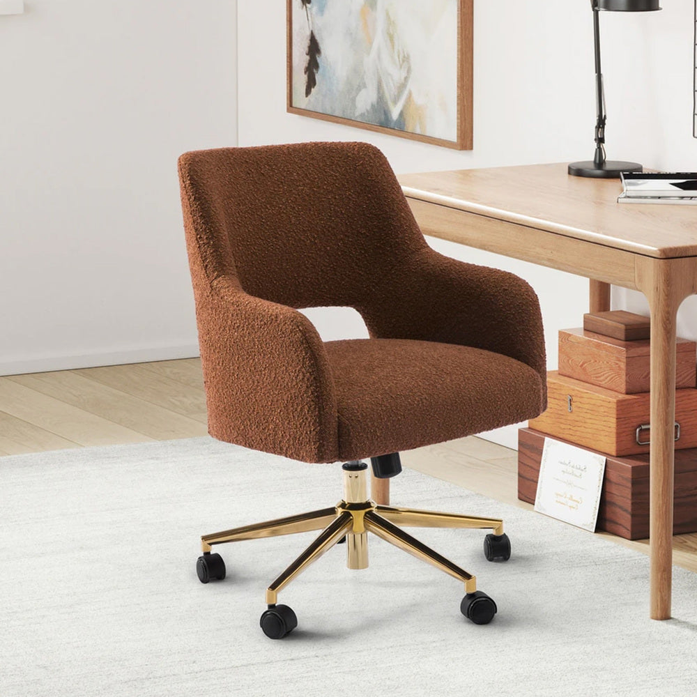 Lotsee Task Chair Brown | Mesh Office Chair Brown