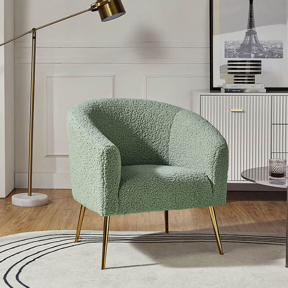 Herrin Accent Chair Green | Scandinavian Accent Chair Green