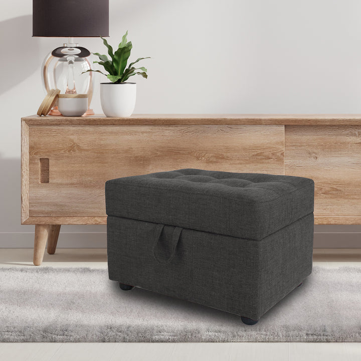 Maisy Ottoman In Grey