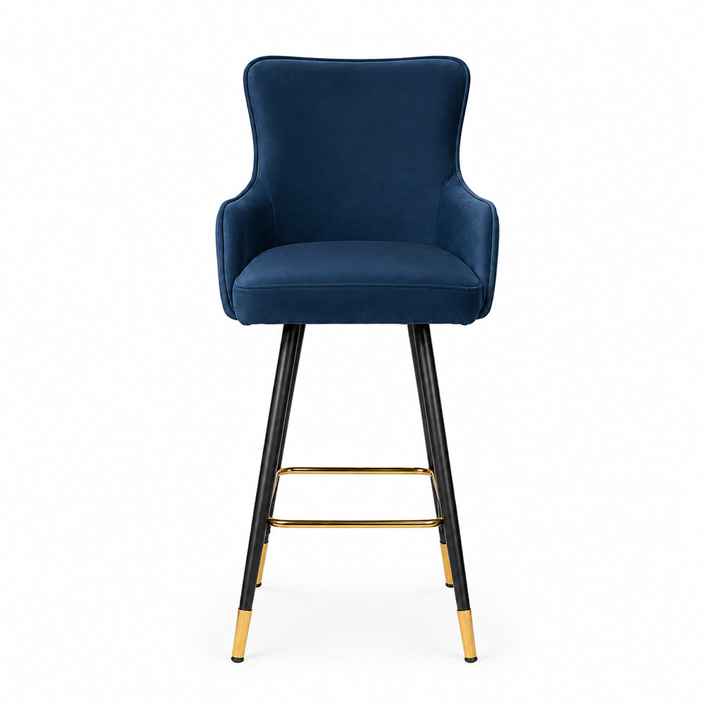 Doe Buck Nolen Barstool|Blue