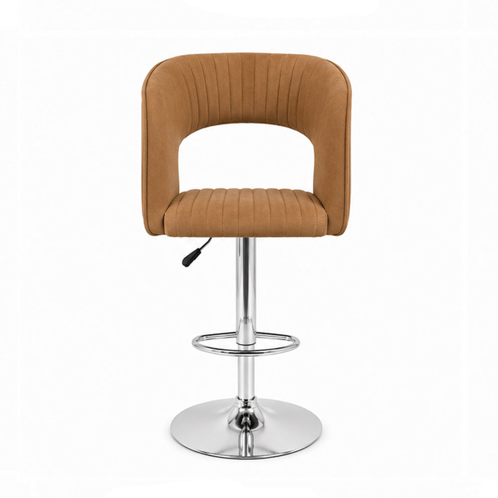 Doe Buck Dee Swiel Bar Stool|Brown