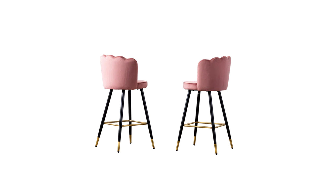 Flower Counter Stool - Pink