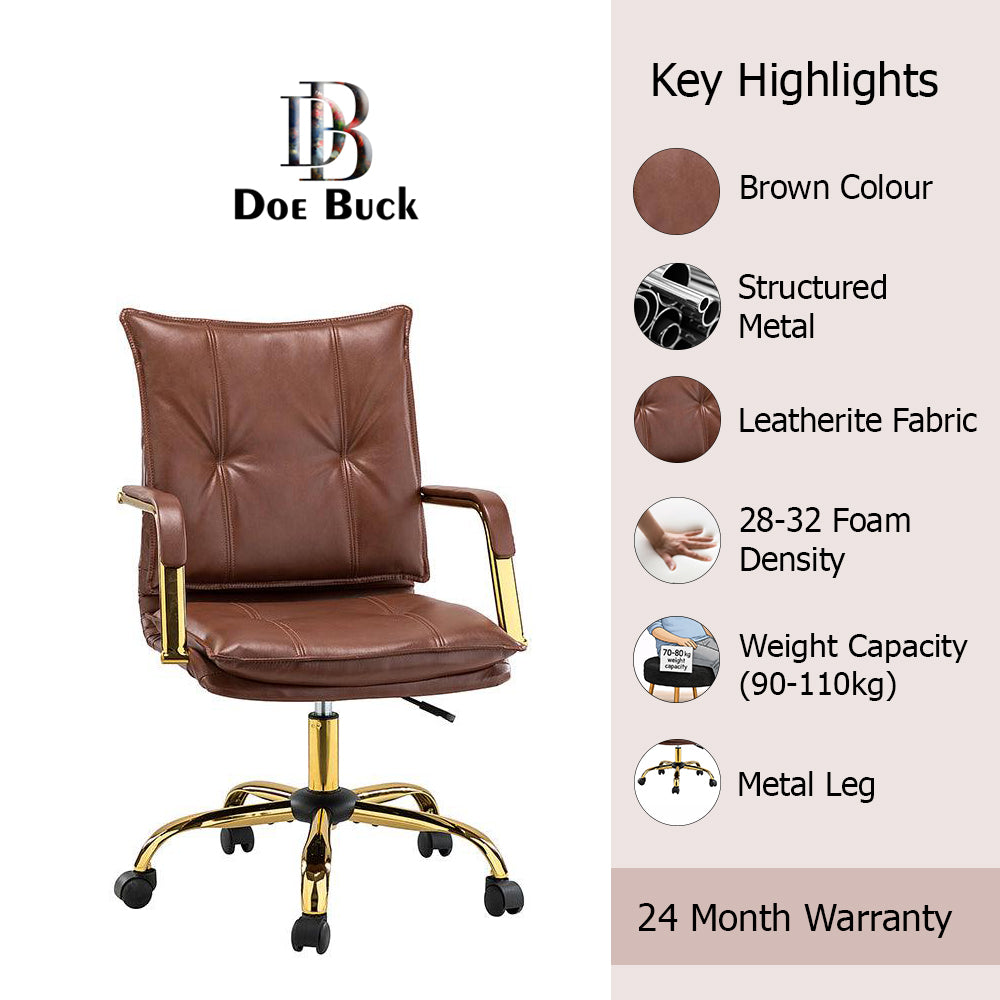 Marlon Office Chair| Brown