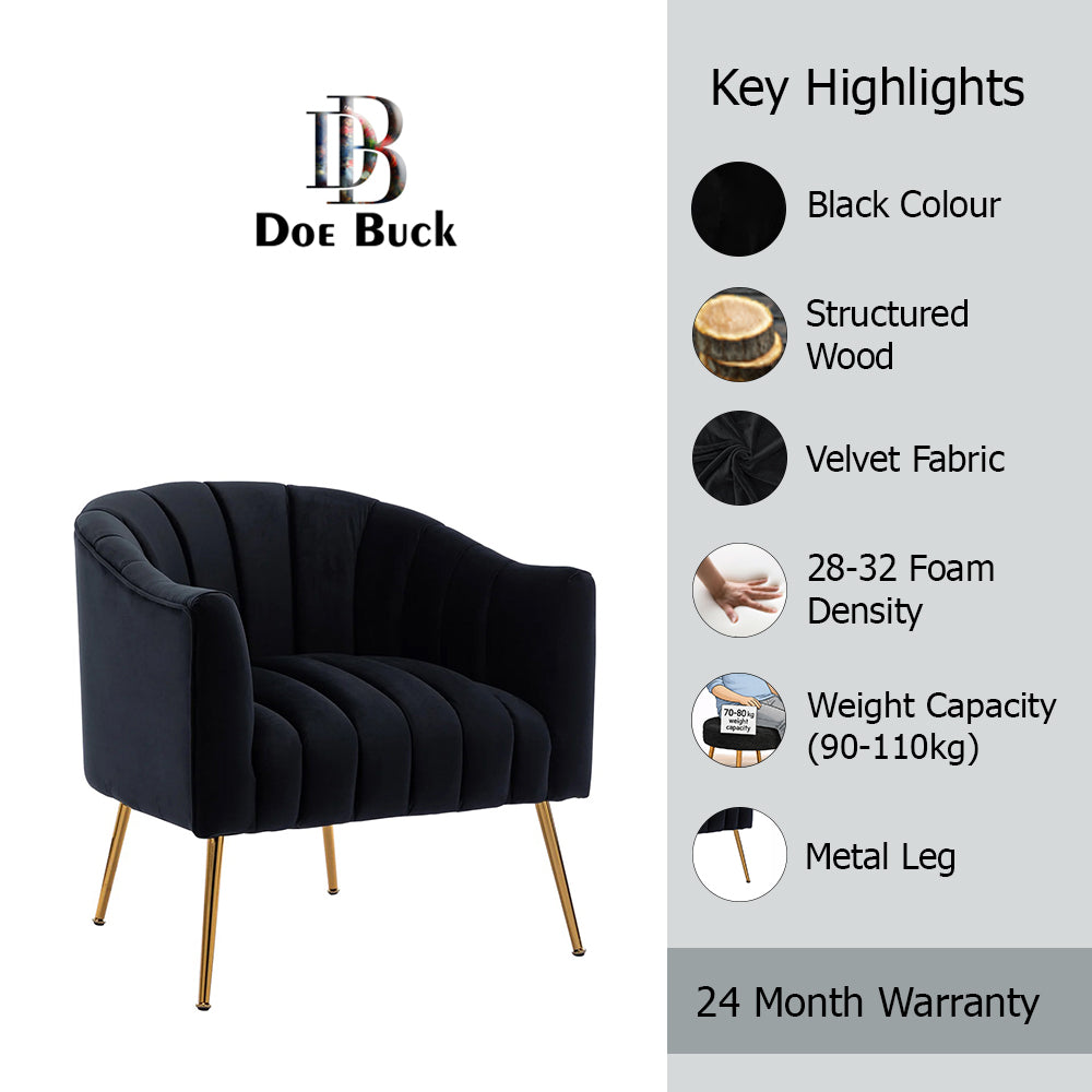 Jella Velvet Accent Chair