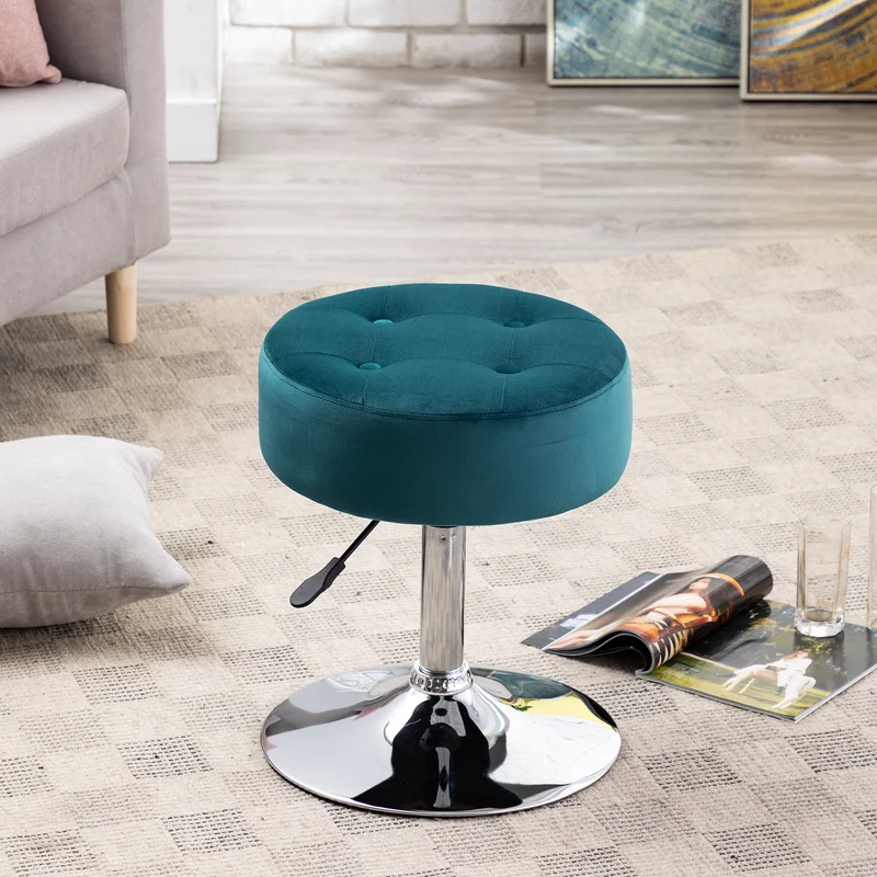 Deria Vanity Stool - Green