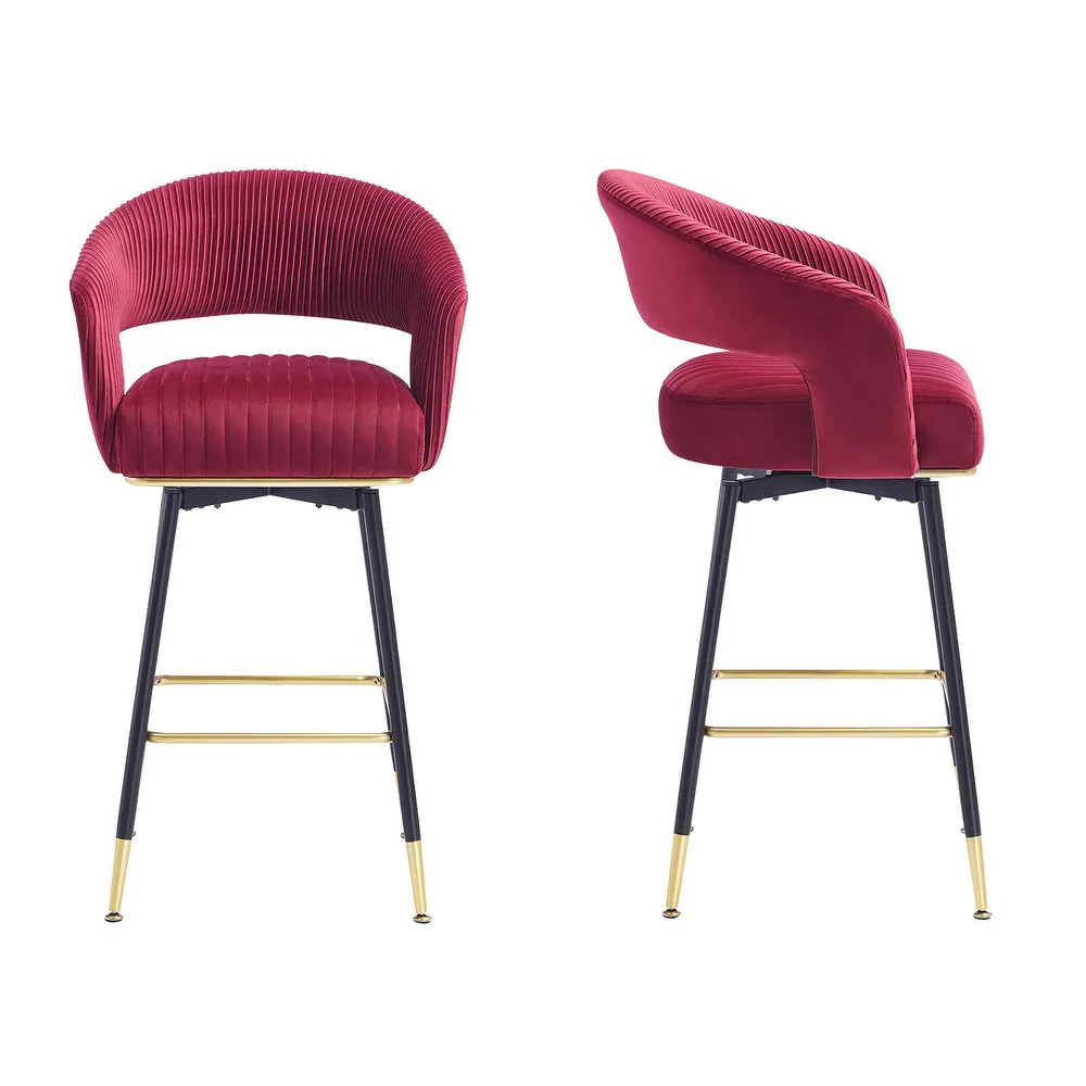 Mixoy Bar Stool - Burgundy