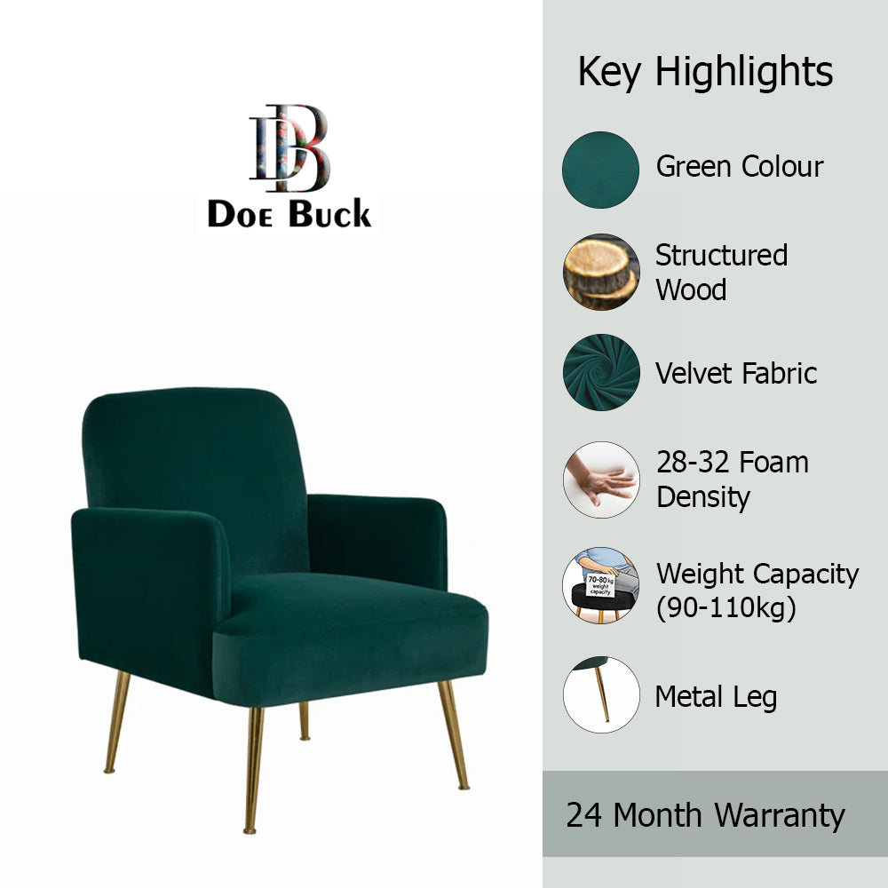 Esme Accent Chair|Green
