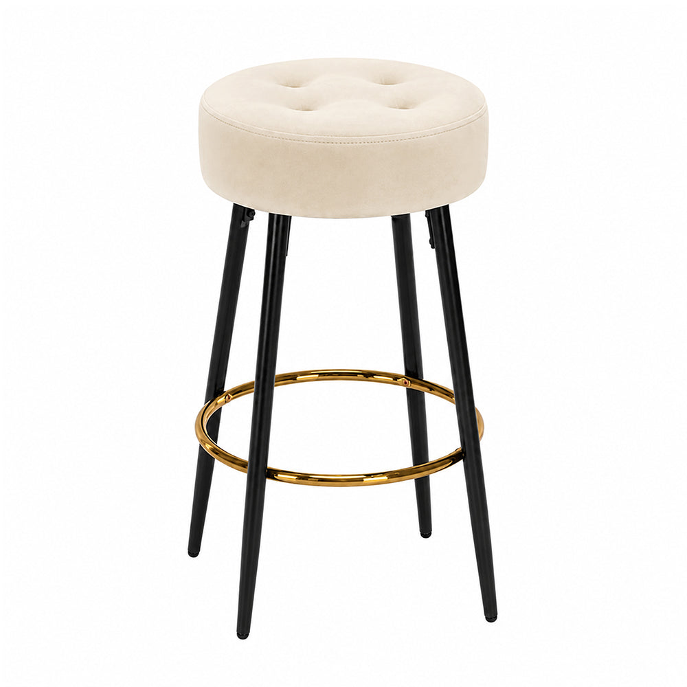 Doe Buck Deria Barstool|Beige