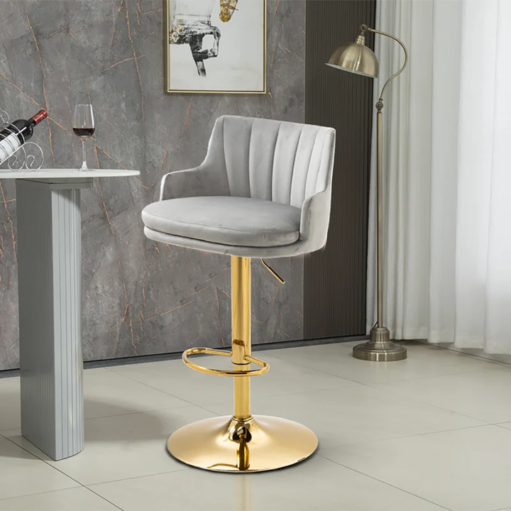 Oliver Bar Stool - Grey