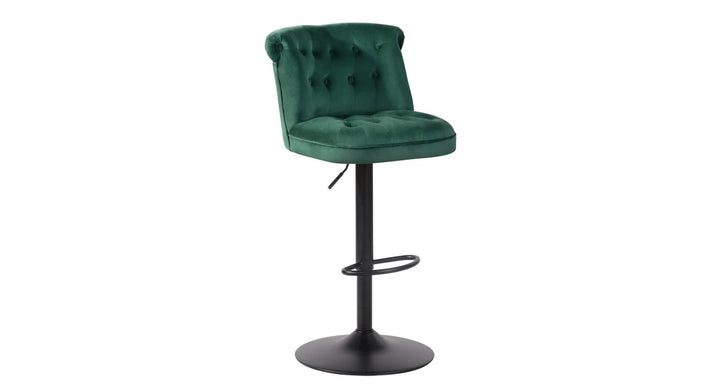 Cellan Swiel Adjustable Bar Stool - Green