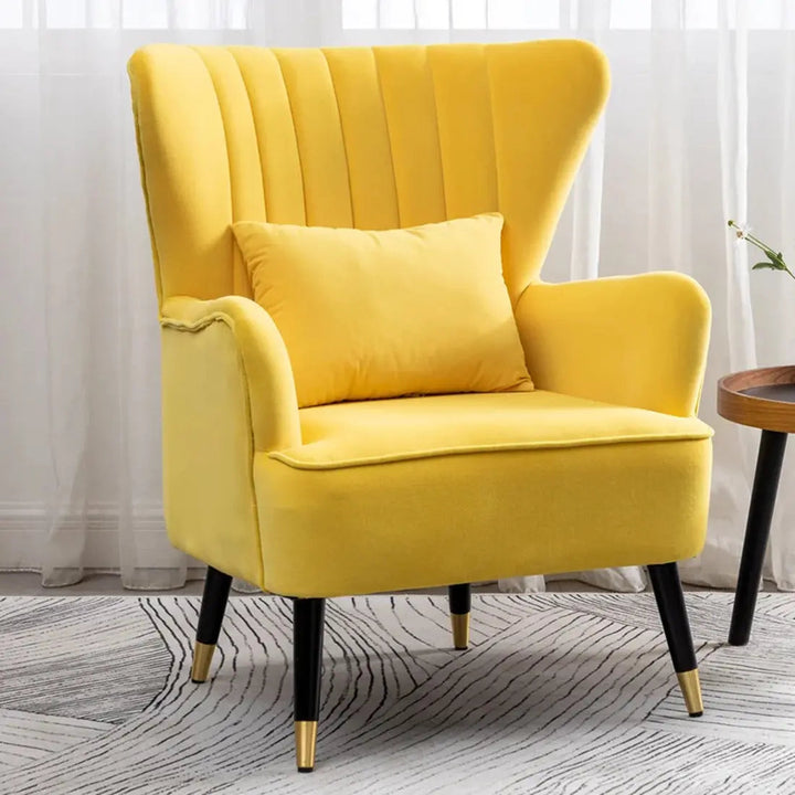 Azriela Accent Lounge Chair – Yellow