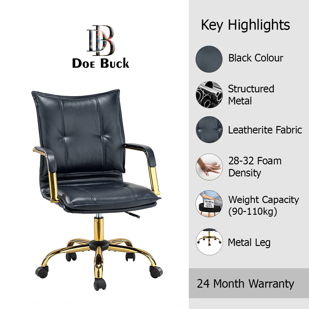 Marlon Office Chair| Black