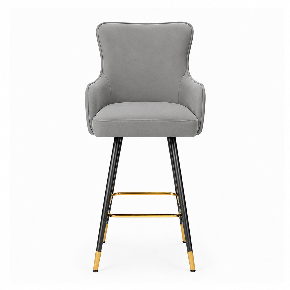 Doe Buck Nolen Barstool|Grey