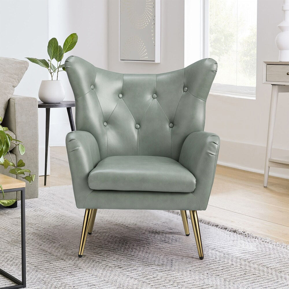 Hedley Accent Chair Sage | Classic Armchair Sage