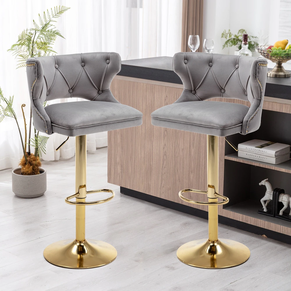 Verona Bar Stool - Grey