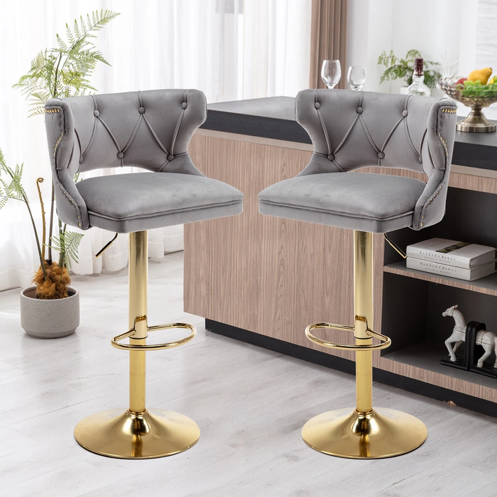 Verona Bar Stool - Grey