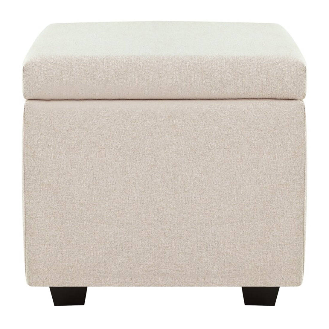 Square Stoage Ottoman With Storage White