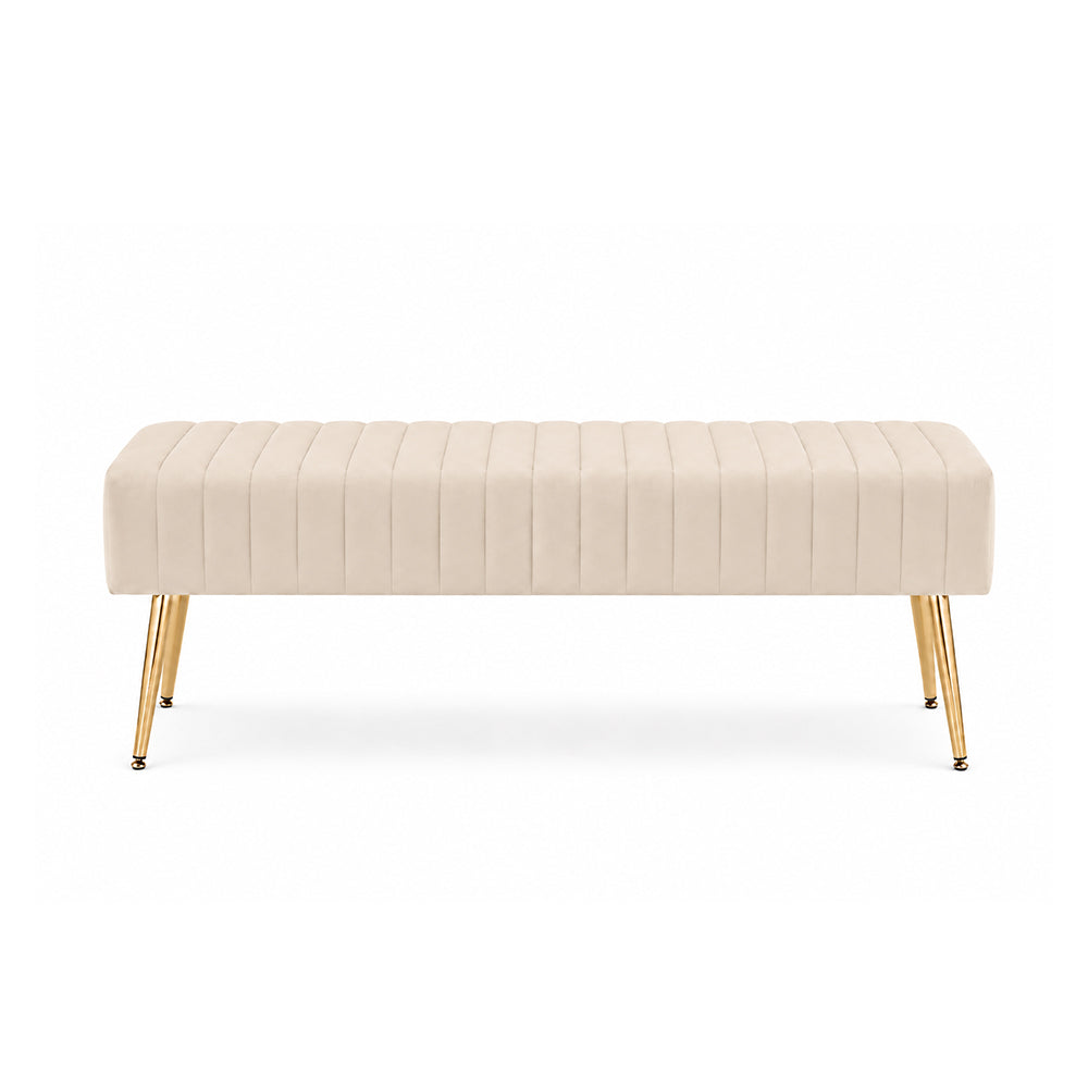 Doe Buck rule bench|Beige