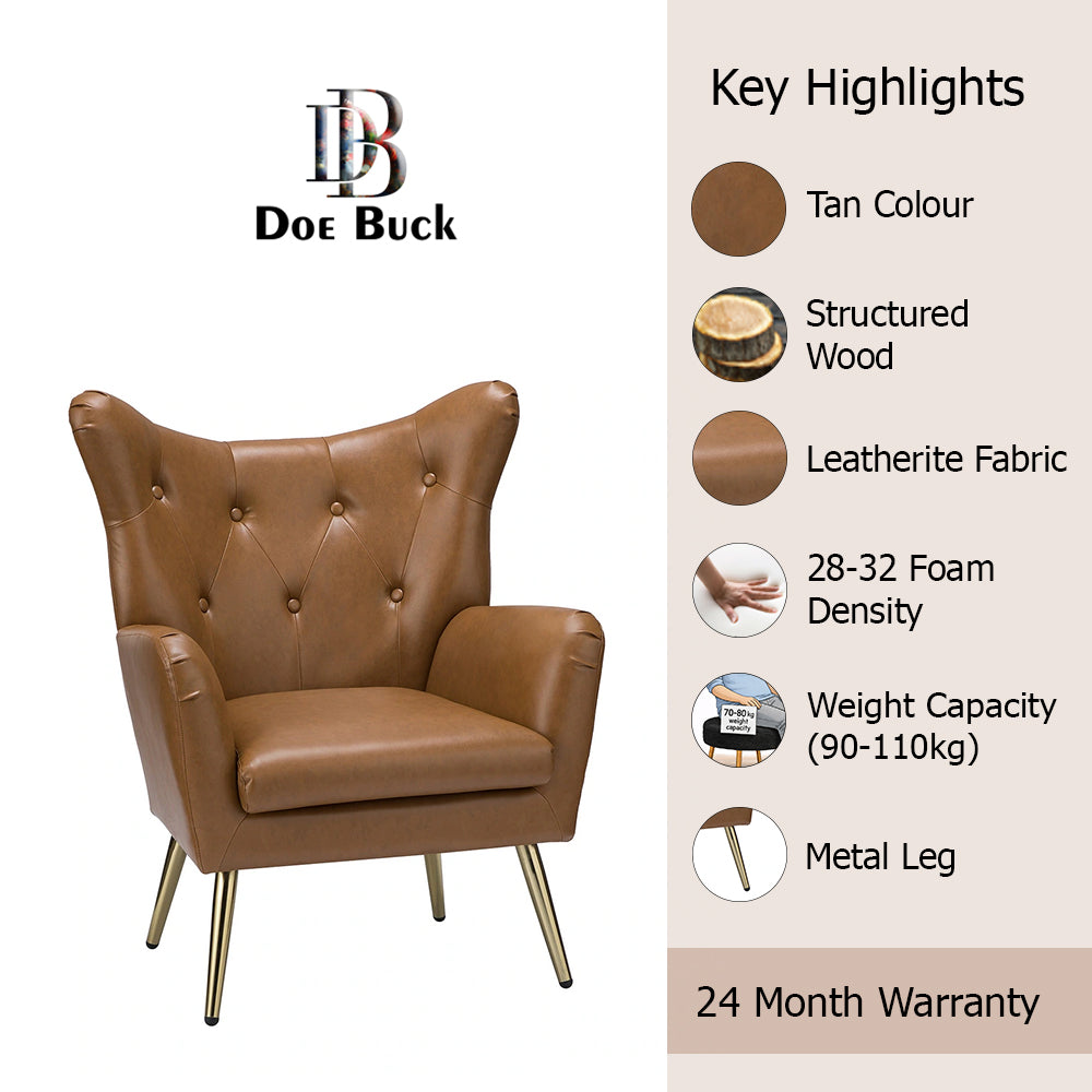 Haddly Lounge Chairs| Tan