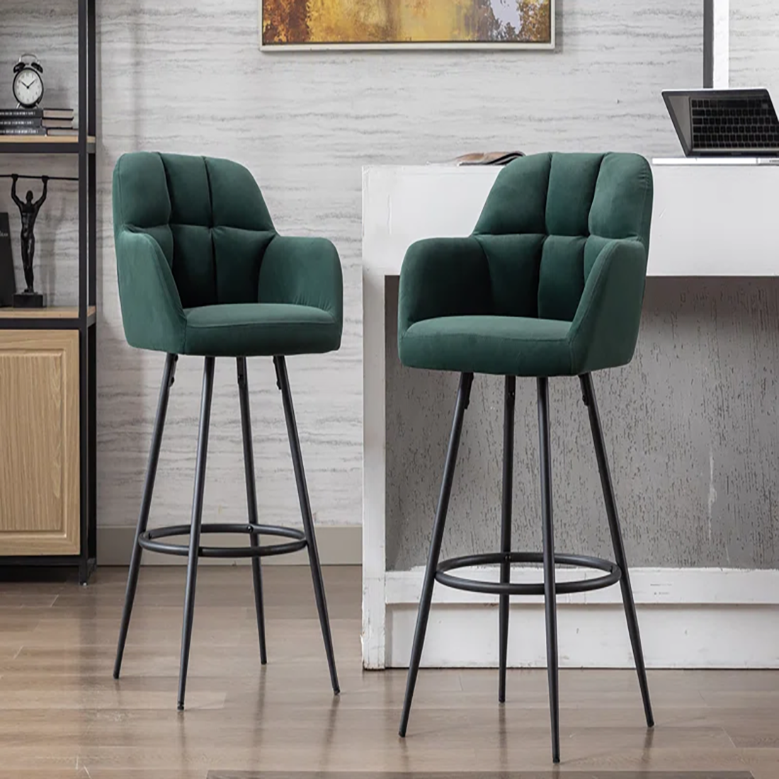 Cayden Bar Stool - Green