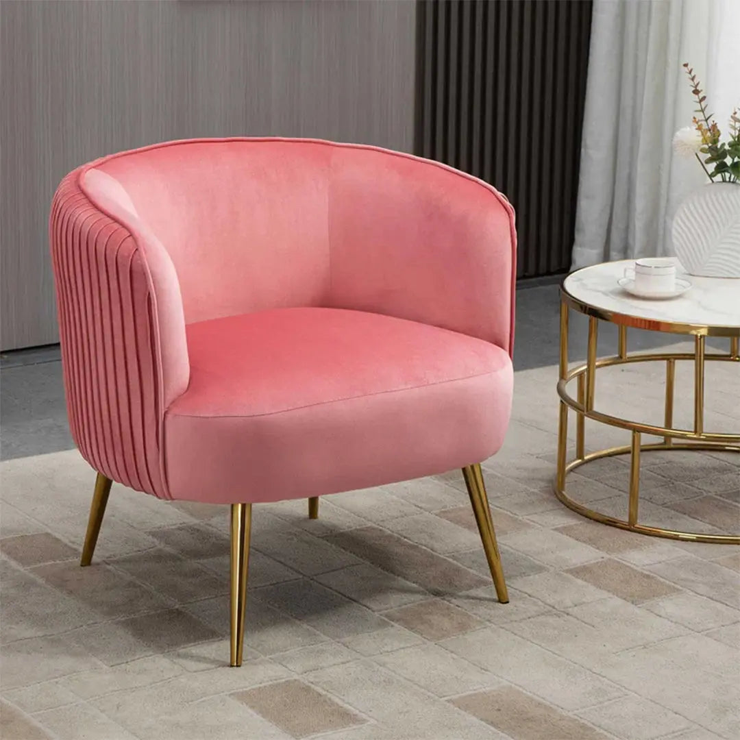 Leiser Accent Chair - Peach