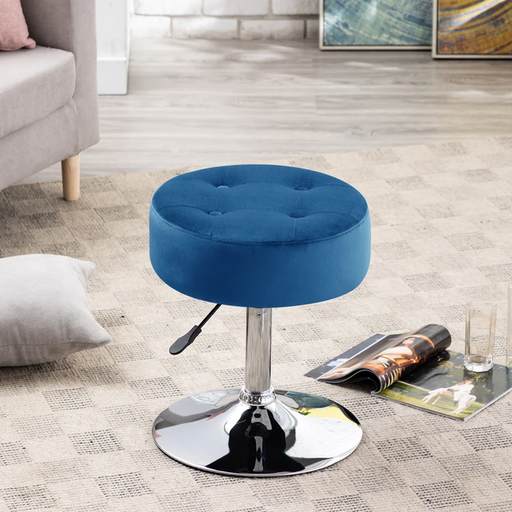 Deria Vanity Stool - Blue