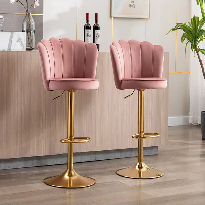 Avidan Bar Stool - Pink