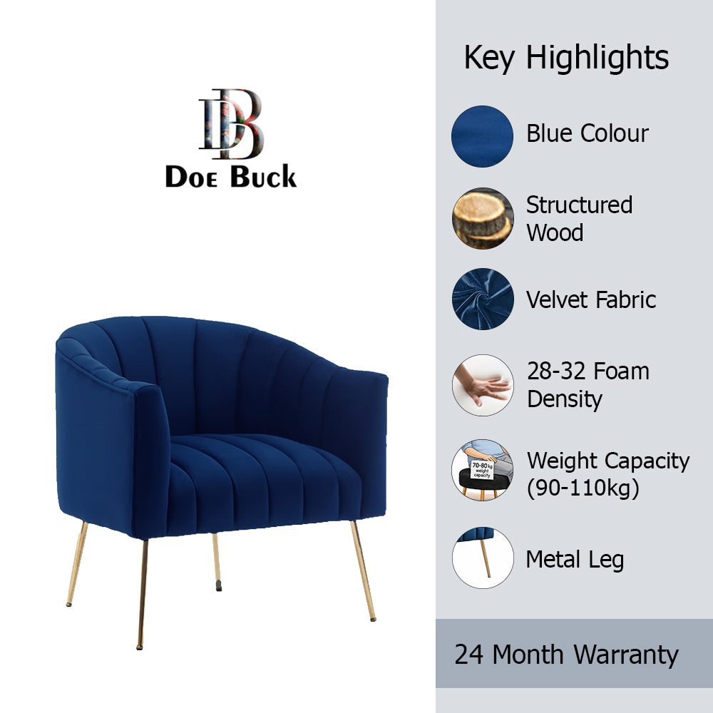 Jella Velvet Accent Chair