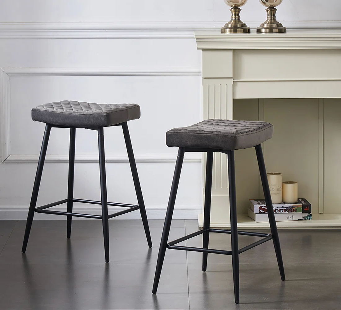 Gemm Bar Stool - Grey