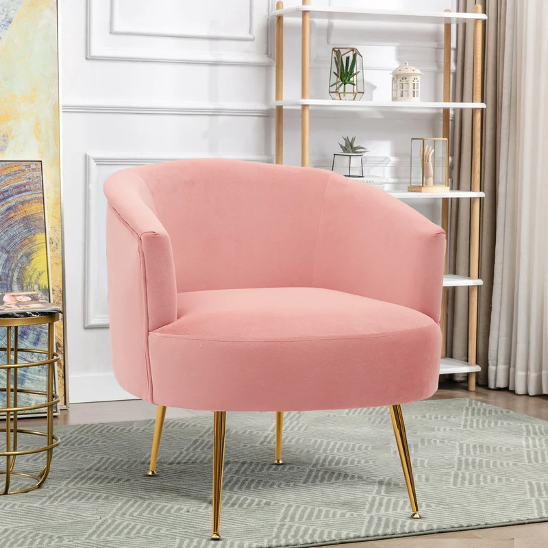 Jiba Accent Chair Green | Plush Lounge Accent Chair Emerald Green
