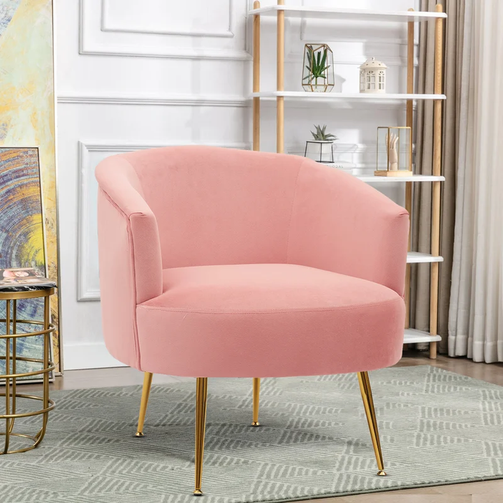 Jiba Accent Chair Green | Plush Lounge Accent Chair Emerald Green