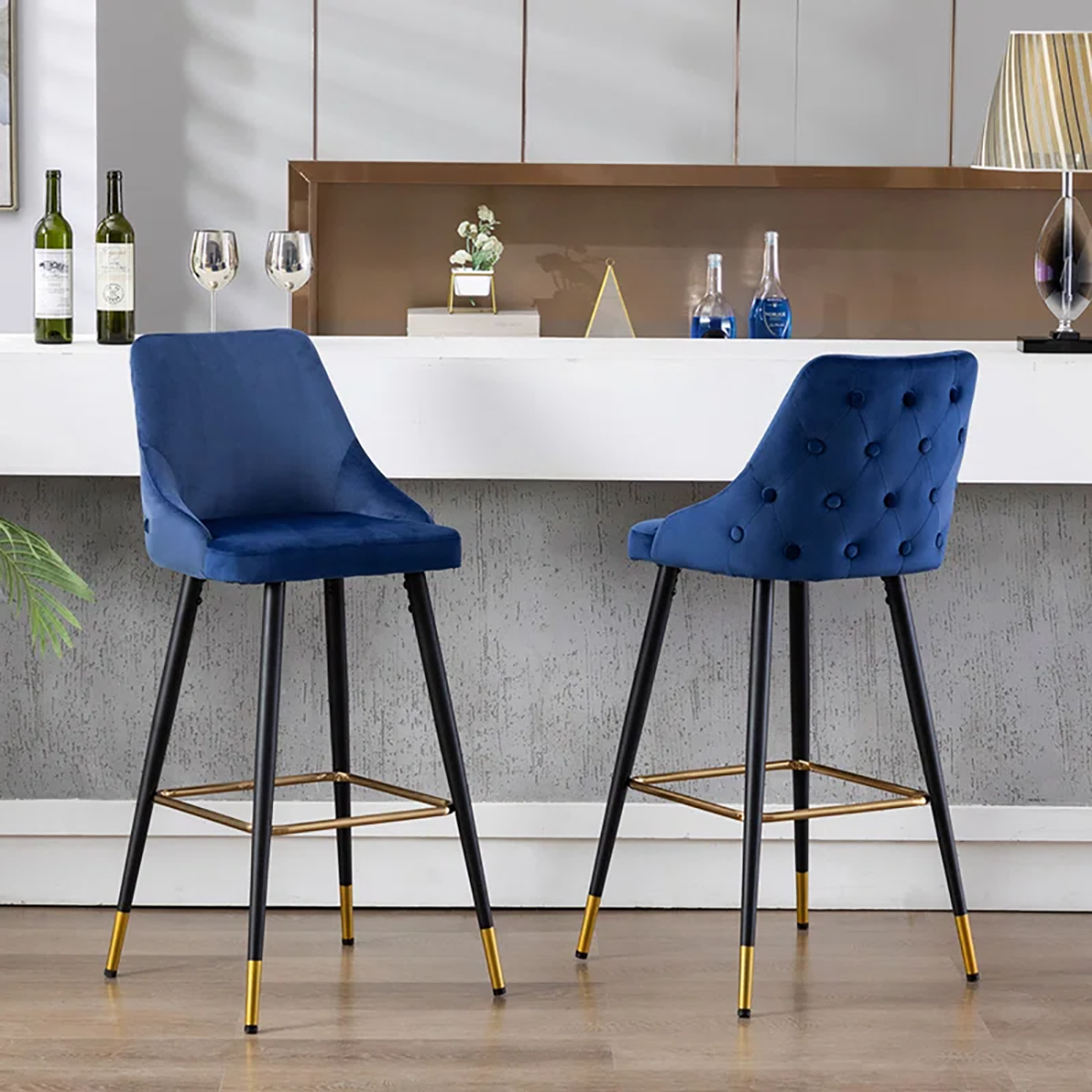 Davan Bar Stool - Blue