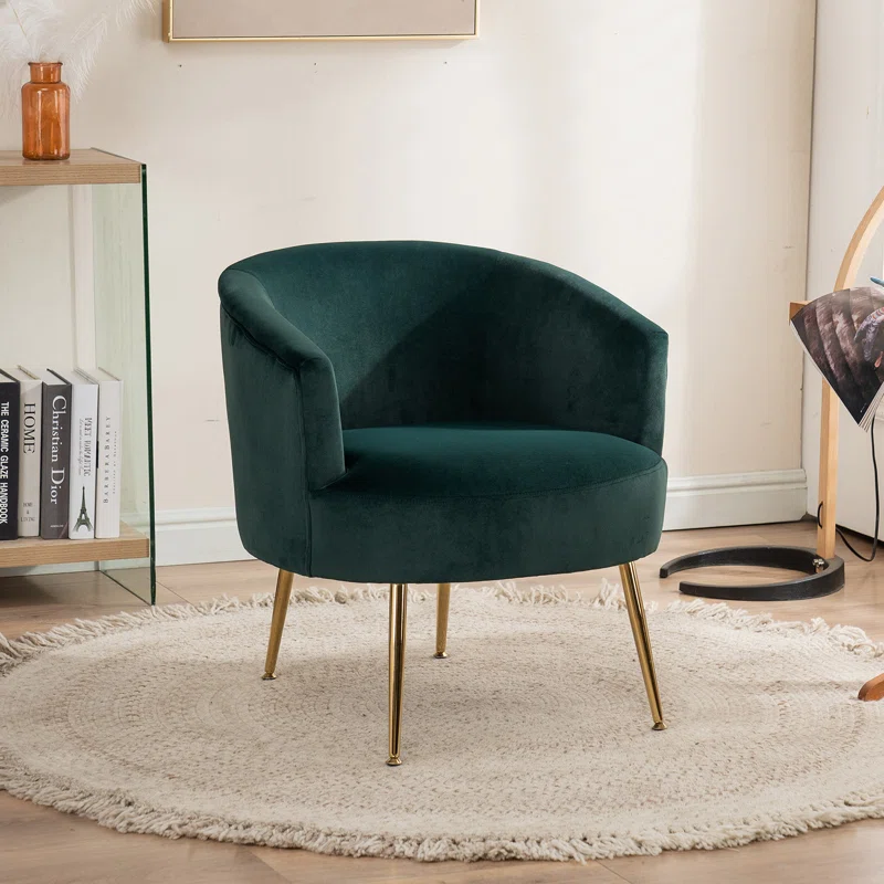 Jiba Accent Chair Sky Blue | Plush Lounge Accent Chair Sky Blue