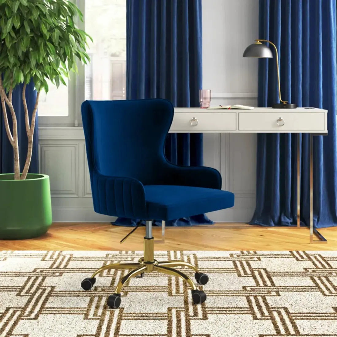 Adan Ergonomic Task Chair – Blue