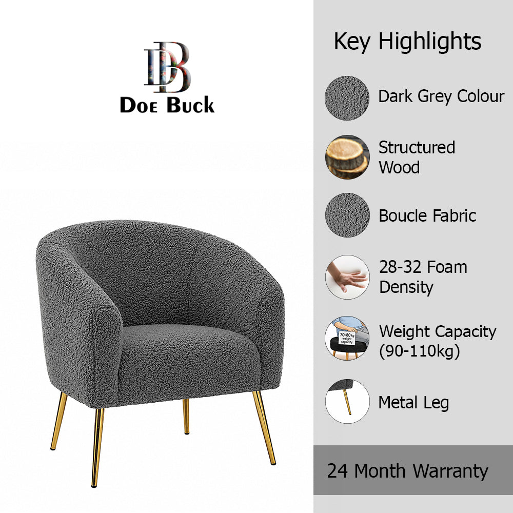 Herrin Accent Chair| Grey