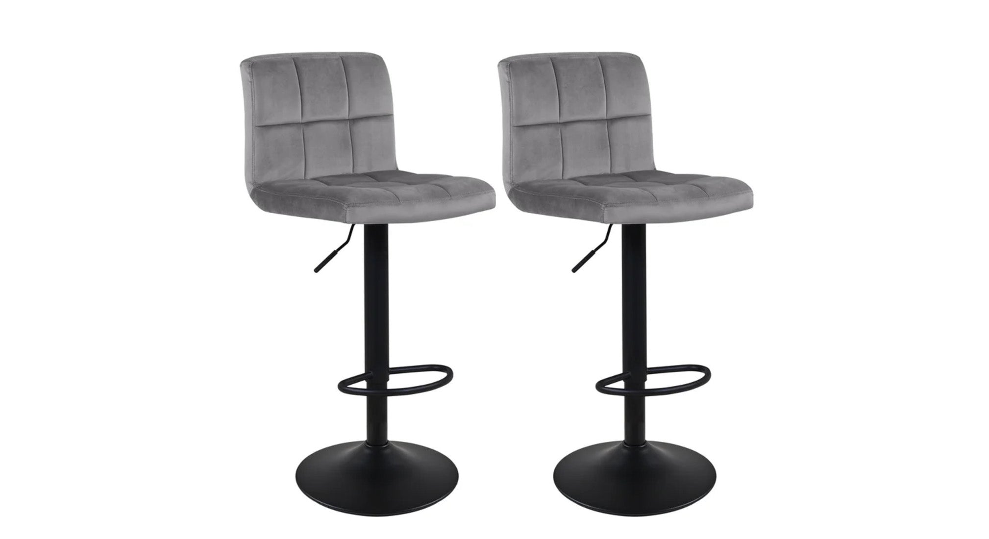Neo Swiel Adjustable Bar Stool - Grey