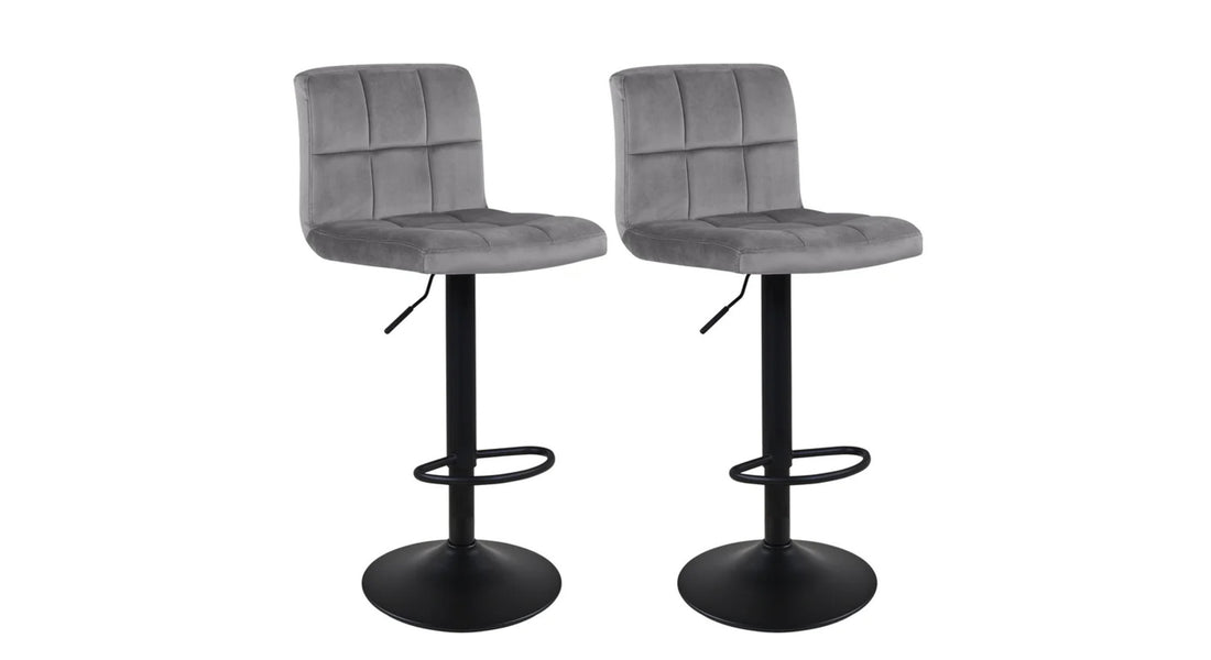 Neo Swiel Adjustable Bar Stool - Grey