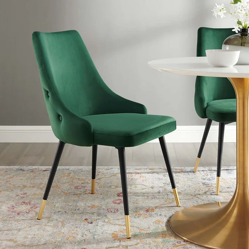 Sumra Accent Chair Green | Premium Lounge Accent Chair Forest Green