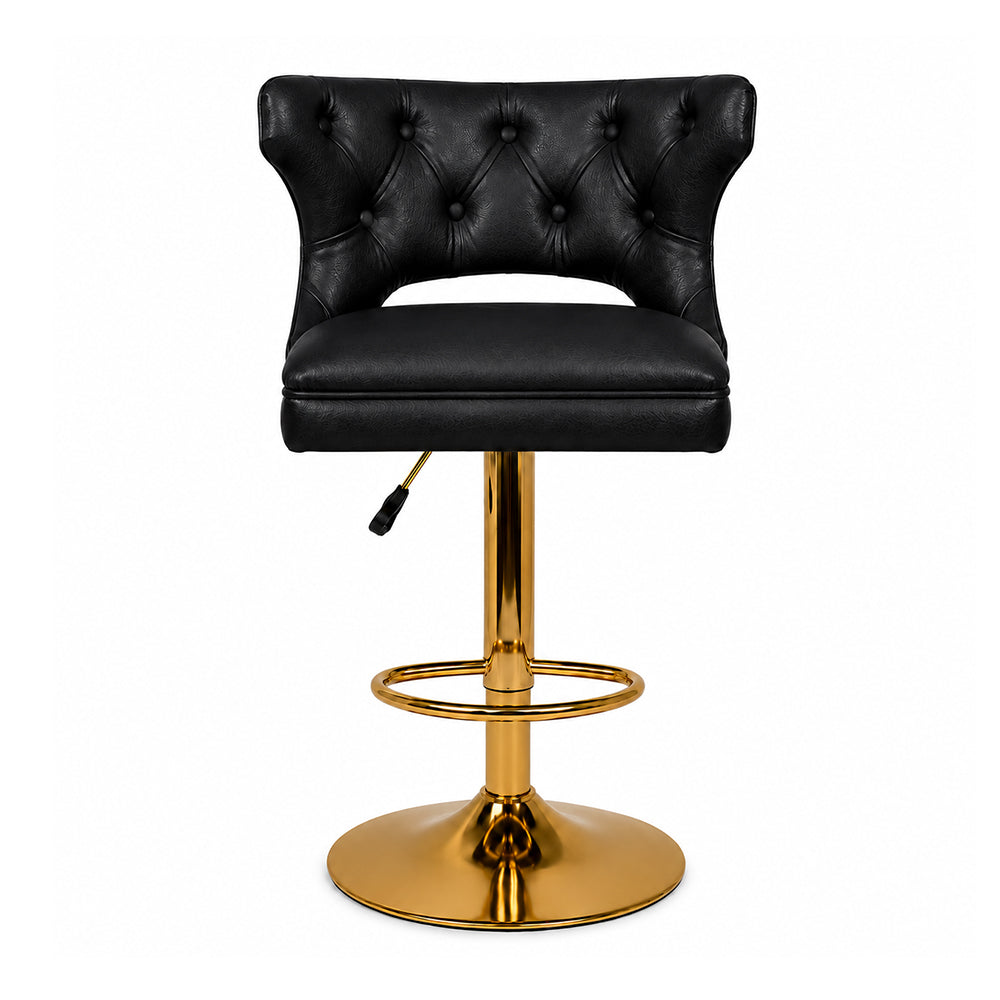 Doe Buck Verona Barstool|Black
