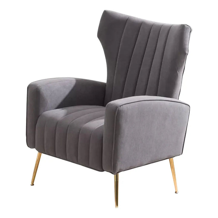 Orion Wingback Accent Chair – Grey