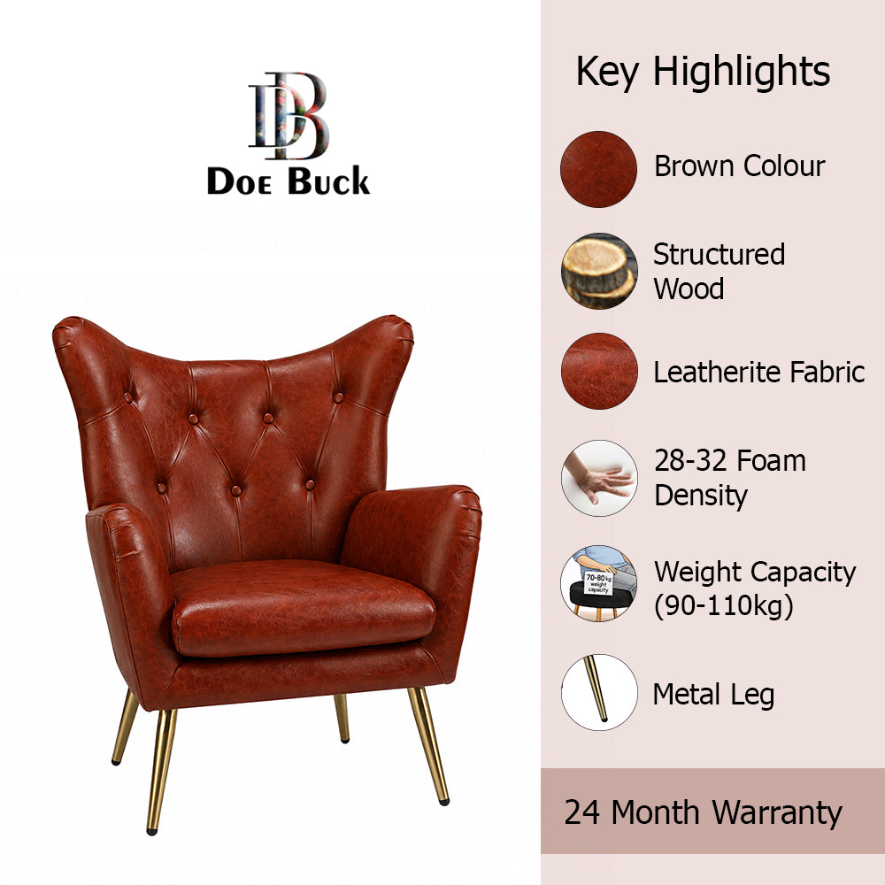 Haddly Lounge Chairs| Browm