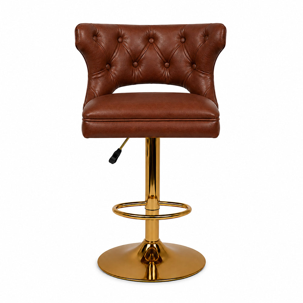 Doe Buck Verona Barstool|Brown