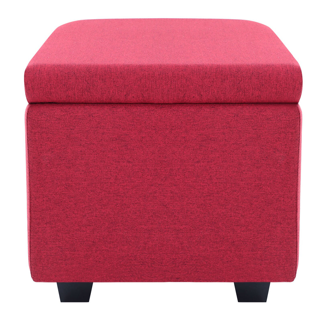 Square Stoage Ottoman With Storage Pink