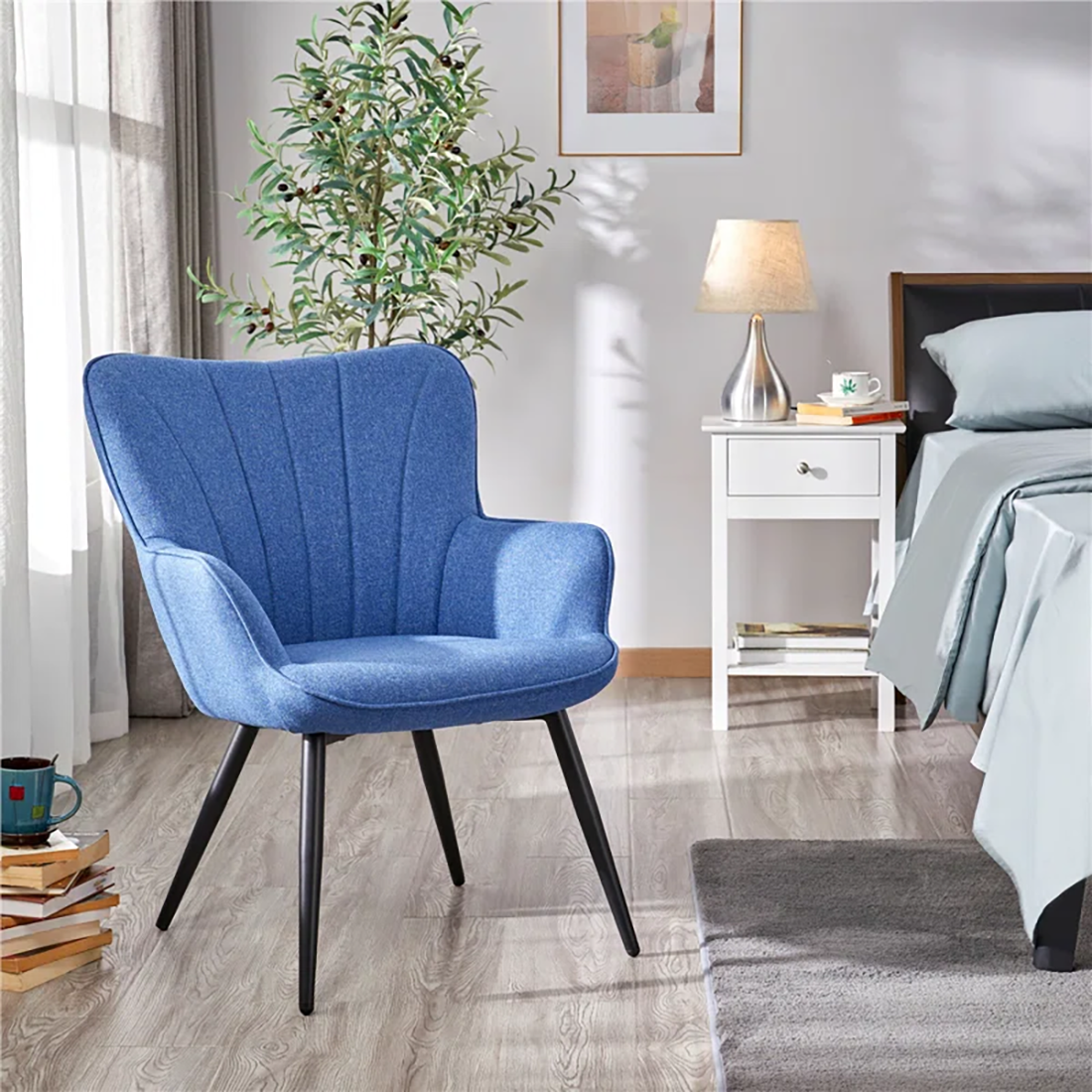 Artel Accent Chair Sky Blue | Compact Lounge Chair Sky Blue