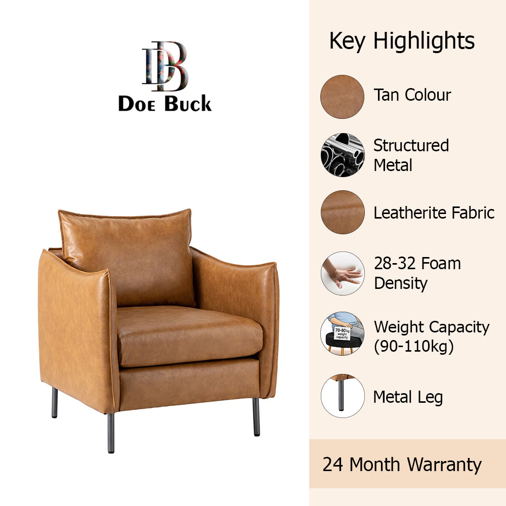Lucas Mid Century Accent Chair