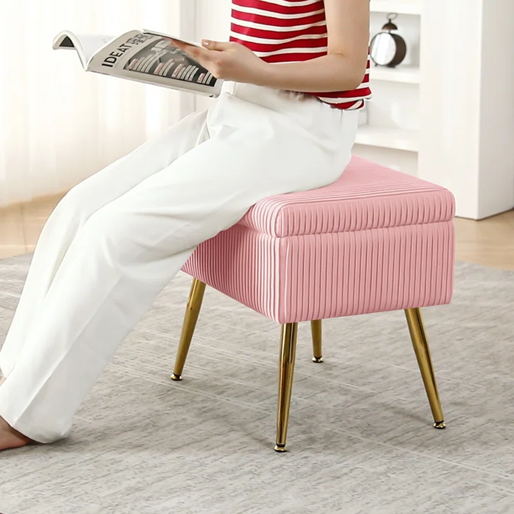 Zim Ottoman In Pink