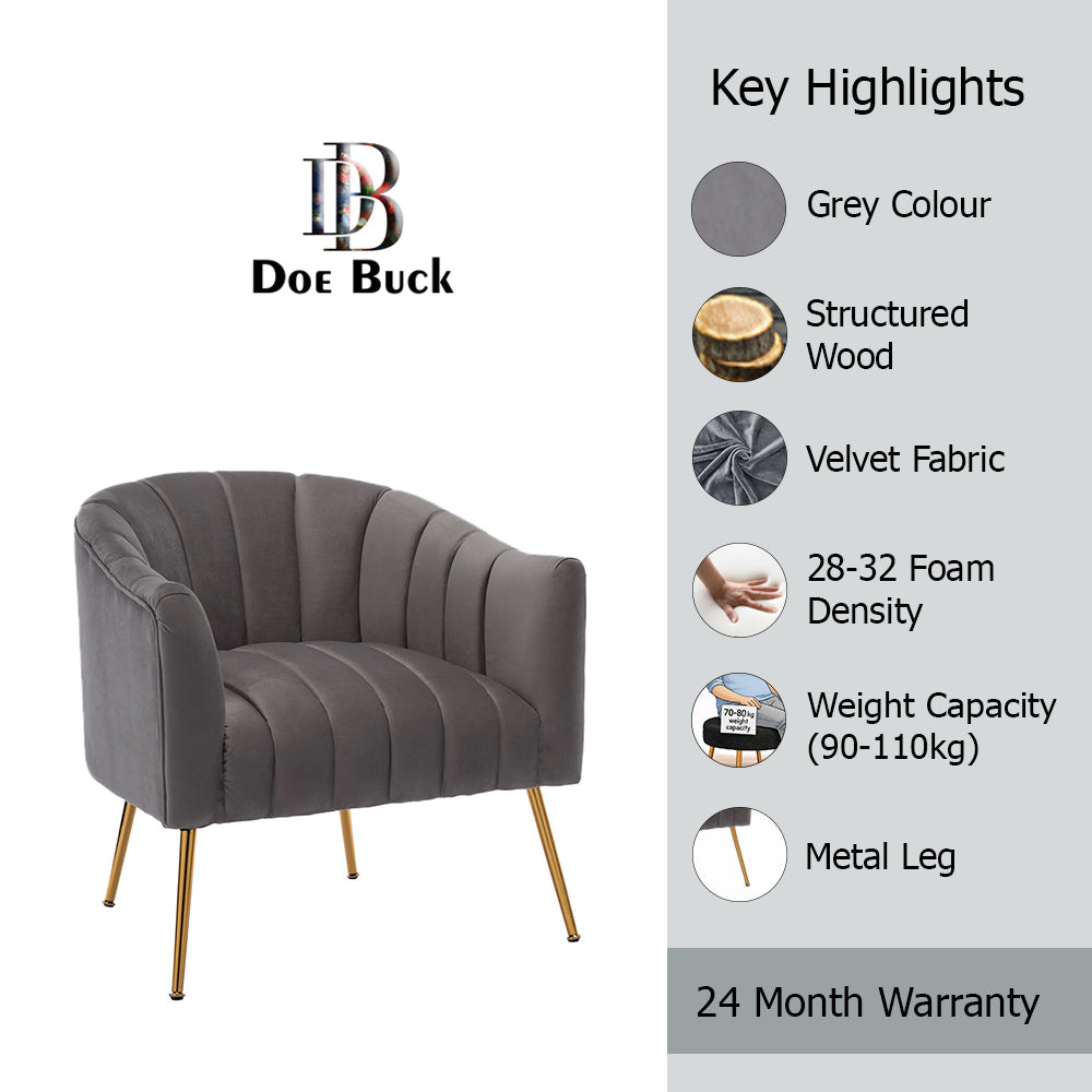 Jella Velvet Accent Chair