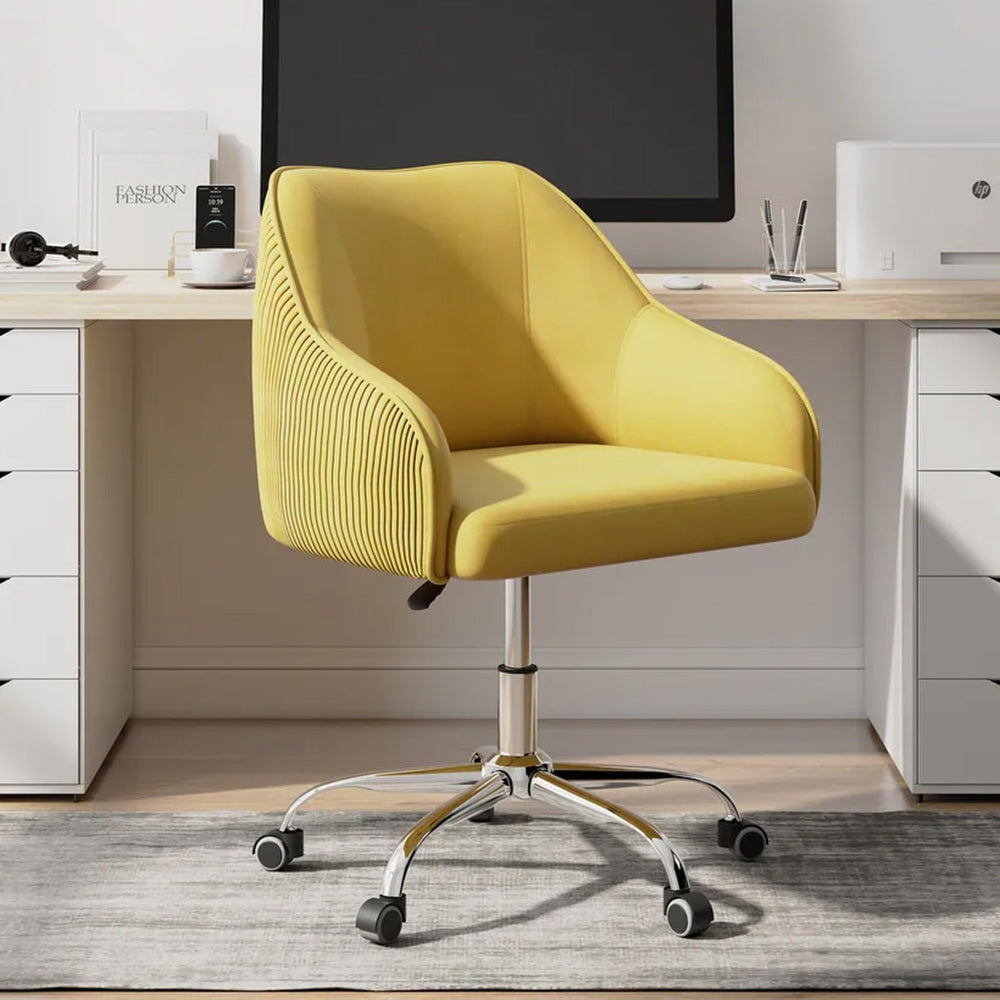 Leisel Task Chair Yellow | Adjustable Office Chair Yellow