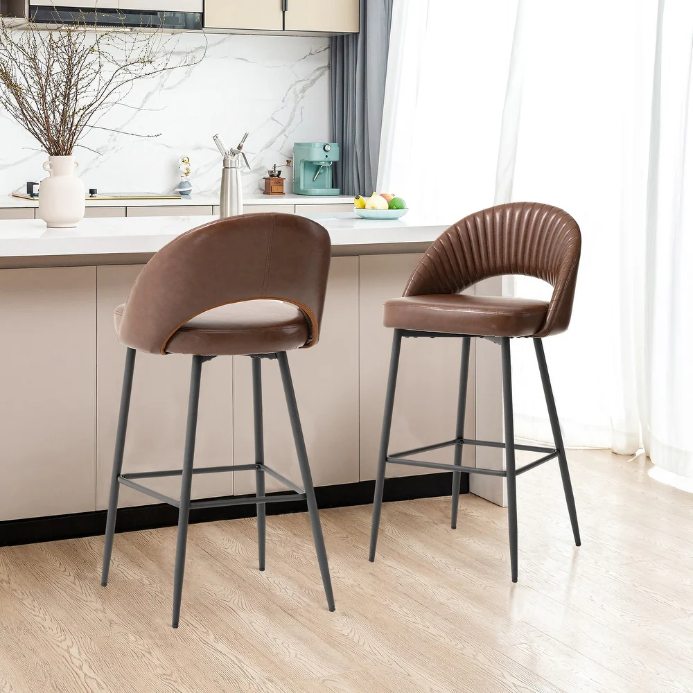 Elmore Bar Stool - Brown